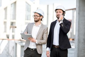 Engineers with Tablet and Phone