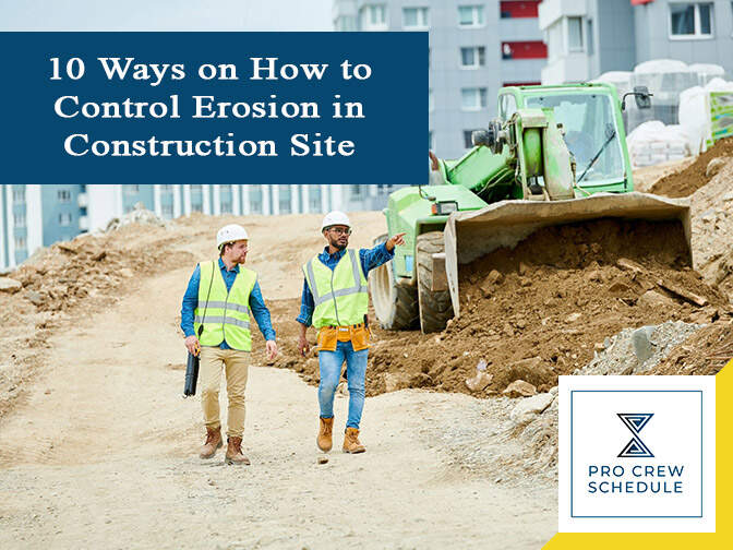 10 ways to Control Erosion
