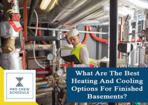 HVAC in Finished Basement