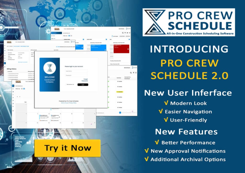 Pro Crew Schedule 2.0 is out now! | PRO CREW SCHEDULE