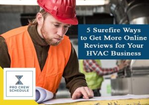 Working on HVAC system