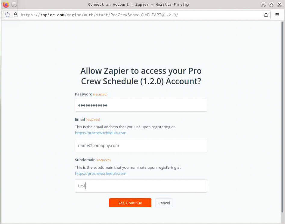 Zapier Google Calendar Instruction PRO CREW SCHEDULE