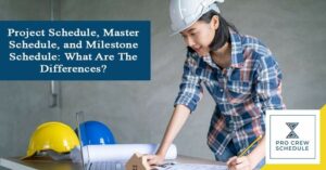 Project Schedule, Master Schedule, and Milestone Schedule