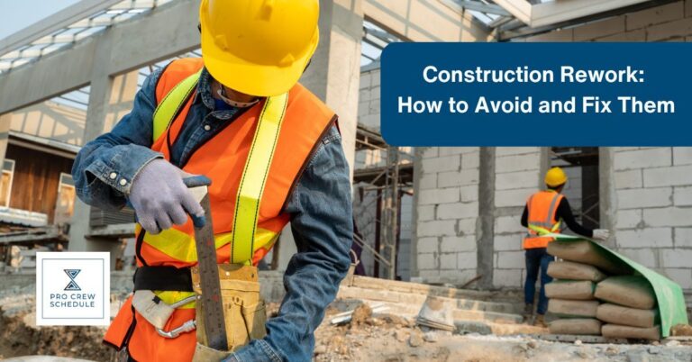 Construction Rework: How to Avoid and Fix Them