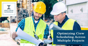 Optimizing Crew Scheduling Across Multiple Projects