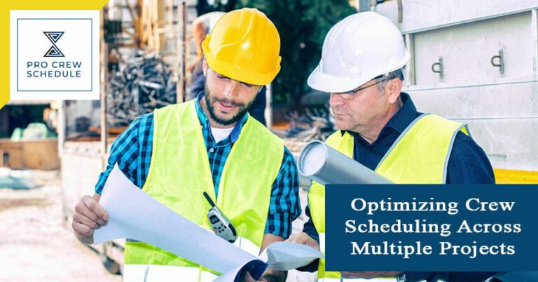 Optimizing Crew Scheduling Across Multiple Projects