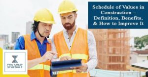 Schedule of Values in Construction