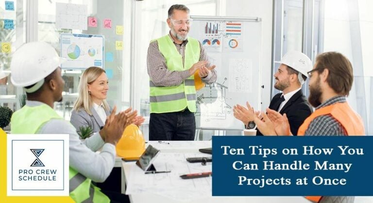Ten Tips on How You Can Handle Many Projects at Once
