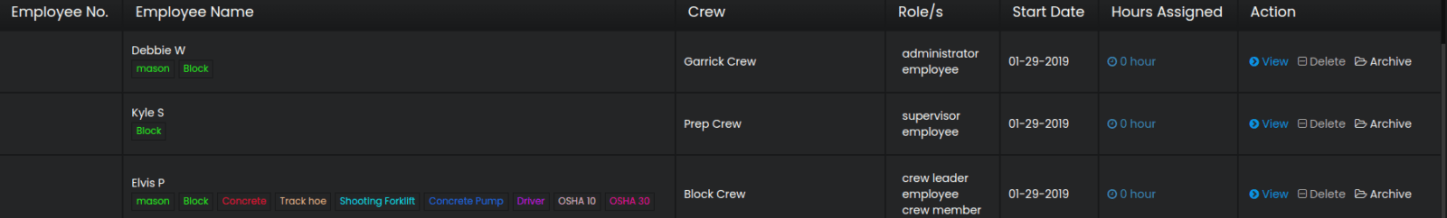 | 2.4 Updates PRO CREW SCHEDULE